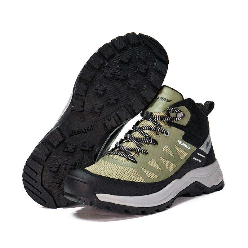 TPU హీట్ నొక్కడం Flyknit అప్పర్ ట్రెక్కింగ్ షూస్